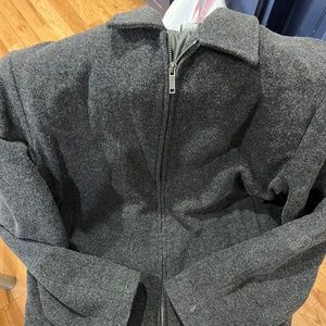 Banana Republic Wool Zip Outercoat